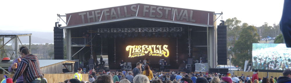 Falls Festival in Marion Bay, Tasmania